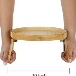 25 cm Sofa Armlænsbakke Træ Spisestue Drikke Sofa Bakke Foldbar armlænsbakke Klembar sofabakke flad