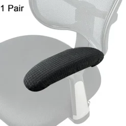 1 par / 2 stk Polyester Aftageligt Holdbart Maskinvaskbart Kontorstol Armlæn Betræk Smudsafvisende Elastisk Vandtæt Computer Swivel Stol