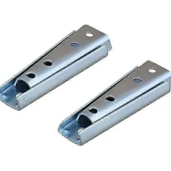 2 par 12 cm hovedgærde vægbeslag, sammenlåsende møbelkonnektor, metal sektionssofa konnektor til sofa, seng P20250110340