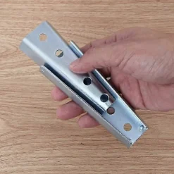 2 par 12 cm hovedgærde vægbeslag, sammenlåsende møbelkonnektor, metal sektionssofa konnektor til sofa, seng P20250110340