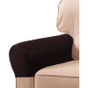 1 par PU læder sofa armlæn betræk til lænestol armlæn, S