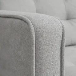 2 pers. sofa, sofa med opbevaringsplads, polstret sofa, dobbelt sofa med fløjlslook til stue, soveværelse, 117x 62 x 78 cm