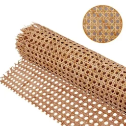 1 Rulle Rattan Net uden Gråd, Stærk DIY Rattan Møbel Dekoration, Ingeniør Net, Rattan Net til Dagligt Liv 40cm
