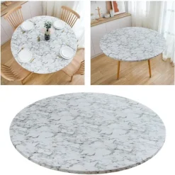 1/2/3/5 Rund Vandtæt Monteret Dug Cover med Blød Hvid 100 til 110cm White 100 to 110cm 1 Pc