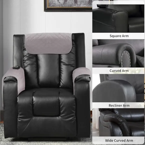 (1 sæde Recliner) Armlænsbetræk, Hovedstøttebetræk til Recliner Sofa