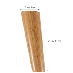 1 sæt nordiske stil bordben eg massivt træ møbelben sofa møbelfod (12cm)