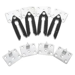 4 stk. fastholdere alligator klemmer sofa sofa forbindelsesbeslag sofa stik beslag sektions sofa klemmer