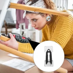 4 stk. Holder til fastholdelse af sofa, forbindelsesbeslag, sektionssofaforbindelse, sofakoblinger, sofaknap, sofakrokodilleklemmer