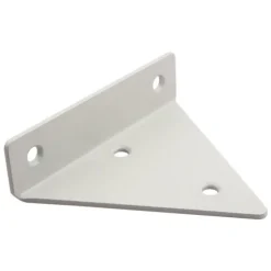 2 stk. (hvid 130 x 170 mm) Hylde, metalvæghylde, svævehylde,