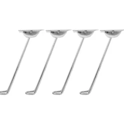 4 stk Justerbare Bordben Foldbare Hårnålsbordben Foldbare Bordben Metal Bordben Foldbart Bord Jernben