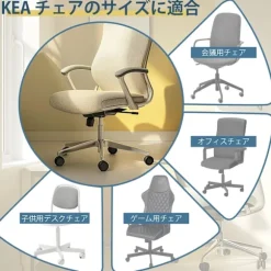 5 stk. Kontorstols Hjul til IKEA, 10 mm x 22 mm, Egnet til Hårde Gulve (250 kg Kapacitet)-FA5- Parent
