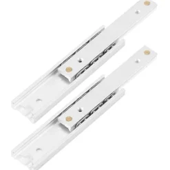 2 stk. Kraftige kugleleje skuffeskinner i aluminiumslegering, holdbare teleskopskinner, glat glide til skuffe (70 mm)