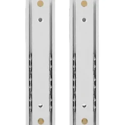 2 stk. Kraftige kugleleje skuffeskinner i aluminiumslegering, holdbare teleskopskinner, glat glide til skuffe (70 mm)