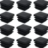 40 stk. Møbel Kvadratiske Endestykker Plast Kvadratisk Rørprop 20mm X 20mm Rørpropper Anti-slip Matte Sort Rektangulær Endestykke Indsæt Propper Rør Dæk Fo | Fyndiq