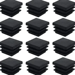 40 stk. Møbel Kvadratiske Endestykker Plast Kvadratisk Rørprop 20mm X 20mm Rørpropper Anti-slip Matte Sort Rektangulær Endestykke Indsæt Propper Rør Dæk Fo | Fyndiq