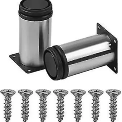 4 stk. Metal Møbelben Justerbare Bordben 10 cm