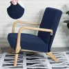 1 stk. Moderne Jacquard Vaffel Stolebetræk - Tykt Strækbart Elastisk Pasform, Maskinvaskbar Polyesterblanding, Alt-i-Et Design til Moderne Stue Ro