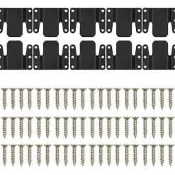 10 stk. sektionssofa-stik, universel sektionssofa-sammenkobling, let at installere sofaklemmer til sektioner, robust møbelstik [DB] 10 Pcs