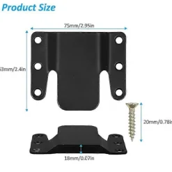 10 stk. sektionssofa-stik, universel sektionssofa-sammenkobling, let at installere sofaklemmer til sektioner, robust møbelstik [DB] 10 Pcs