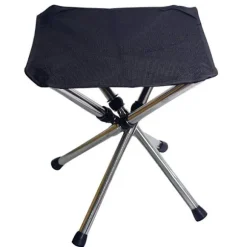 1 stk (Sort) Bærbar Campingstol, Foldbar Campingstol