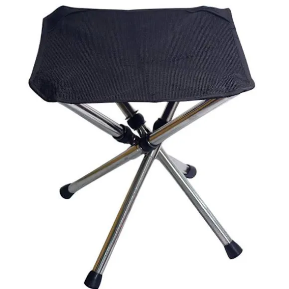 1 stk (Sort) Bærbar Campingstol, Foldbar Campingstol