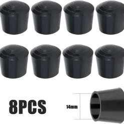 8 stk. Stolebenshætter Gummifødder Beskytter 14MM 14MM 14mm