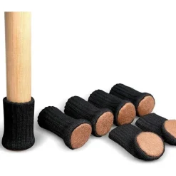 24 stk. Stolesokker til Stoleben, Møbelben, Skridsikre Puder til Stoleben med Diameter 2-4CM