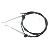 2 stk. Udskiftningskabel til lænestol HQ Metal Lænestol Sofahåndtag Kabel Sofastol Udløserhåndtag Udskiftning 93CM