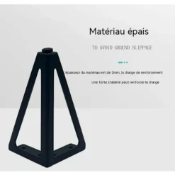 4 stk. Udskiftningsmøbelben Metal Sort 15 cm Møbelben til Møbelskabe Sofaer