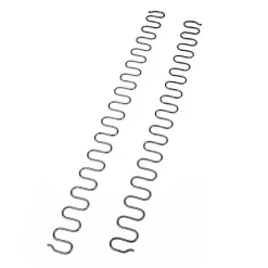 2 stk. udskiftningssofastol fjedre, møbelfjeder med clips, 45cm 50cm 60cm 65cm 70cm lang Ressort Hardware