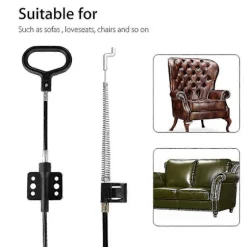 2 stk. Universal Recliner Kabel Sofa Træk Håndtag Udløser D-Ring Lane Kabler - Perfekt