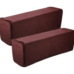 2 stk. Universal Sofa Armlænsbetræk Elastisk Armlænsbeskytter Ensfarvet Armlænsbeskyttelsesklud Kaffe