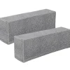 2 stk. Universal Sofa Armlænsbetræk Elastisk Armlænsbeskytter Ensfarvet Armlænsbeskyttelsesstof (grå)BY