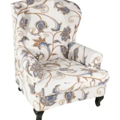 1 stk. Wingback Stolebetræk Slipcovers Stretch Wing Stolebetræk Spandex Sofa/Lænestol Skridsikker Møbelbeskytter til Stue