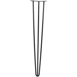 4 stk./sæt 28 tommer/30 tommer hårnålsformede metalmøbelben i massivt jern til laptopbord (30 tommer)