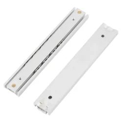2 stk./sæt Mini Aluminium Legering Holdbar Glat Glideskinne til Skuffeskab 100mm Skuffeskinne Skab