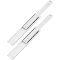 2 stk./sæt Mini Aluminium Legering Holdbar Glat Glideskinne til Skuffeskab 100mm Skuffeskinne Skab