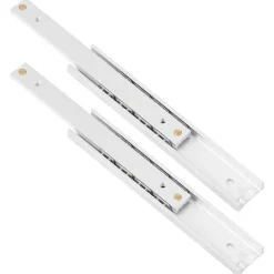 2 stk./sæt Mini Aluminium Legering Holdbar Glat Glideskinne til Skuffeskab 100mm Skuffeskinne Skab