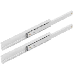 2 stk./sæt Mini Aluminium Legering Holdbar Glat Glideskinne til Skuffeskab 100mm Skuffeskinne Skab
