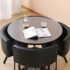 5 Størrelser Klar Pvc Bordbeskytter Rund Pvc Dug 2.0mm Tyk Skrivebordsmåtte Vandtæt Vinyl Bordbeskytter - Perfekt 60cm