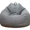 39,4'' x 47,2'' Voksen Børn Stor Sækkestol Sofa Betræk Høj Gamer Indendørs Lazy Lounger (Uden Fyld)