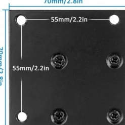 4 x Justerbare Møbelben i Aluminiumlegering (5cm/2in), Sofaben, Kaffebordsben, Vaskeskab Badeværelsesskabsfødder, 5
