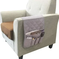 Arm Rest Organiser Hængende Sofa Caddy Opbevaringspose TV Fjernbetjening