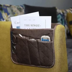 Armlæn Organizer til Lænestol, Sofa Beskyttelsesbetræk, Hængende Lommer Pladsbesparende, Skridsikker Opbevaringspose Til Telefon, Bog, Blade, Tv-Fjernbetjening, Pande | Fyndiq