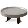 Armlænsplade Sofa | Bord til Sofaarmlæn | Justerbar, 30cm Grå Marmor