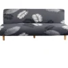 Armløs Sofa Betræk 3-Sæders Stræk Sofa Betræk Helt Dækkende