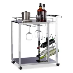 BARON serveringsvogn i glas