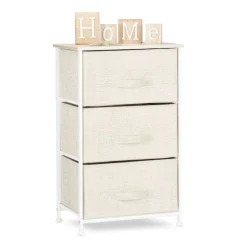 Beige reolsystem
