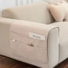 (Beige) Sofa Armlænsbetræk til Arme, Lænestols Armbeskytter Cove