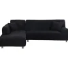 Beskyt ny sofa med spandex skridsikre betræk, fuld beskyttelse af dine møbler, skridsikker elastisk bund sikrer sikker pasform på L-formet sektionssofa | Fyndiq
